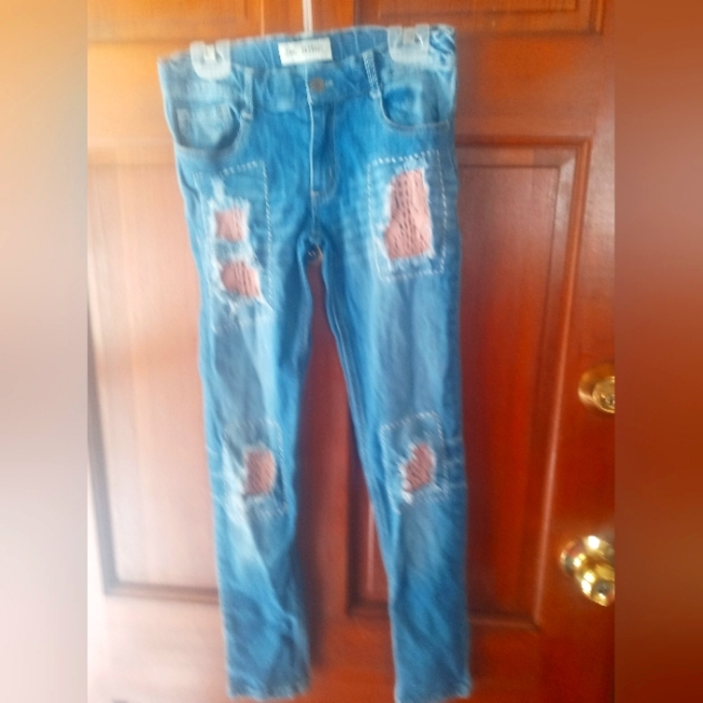 Jak & Pepper Distressed Jeans  With Patches